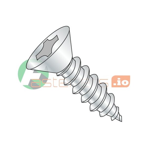 Newport Fasteners Sheet Metal Screw, #12 x 3-1/2 in, Zinc Plated Steel Flat Head Phillips Drive, 500 PK 388460 - main